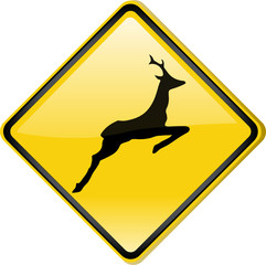 Road sign - cerf