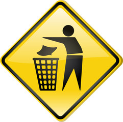 Road sign - geste citoyen