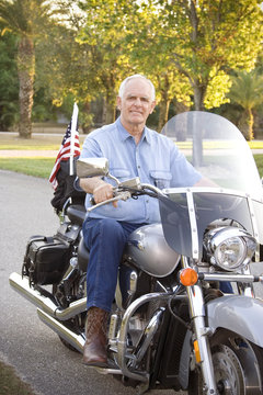 Man On Motorcycle