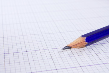 Pencil close-up.