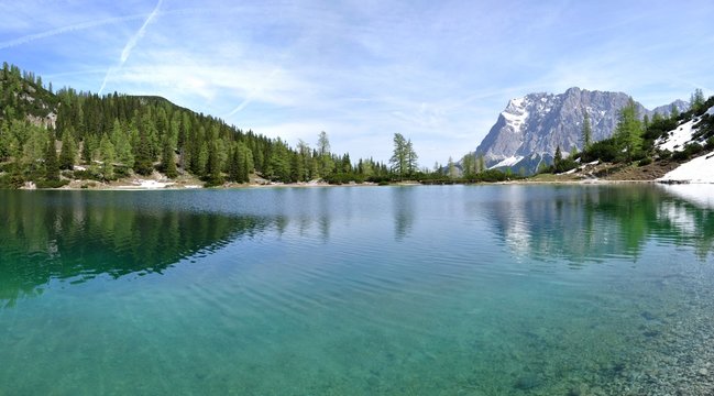 Zugspitze vom Seebensee