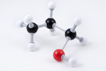 Acetone Molecule Structure (C3H6O)