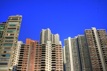 Obraz na płótnie Canvas Hong Kong / Hongkong - China - Skyline