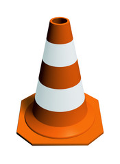 Traffic cone orange