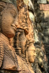 Fototapeta na wymiar Wat Bayon (Angkor Wat) - Siam Reap - Kambodża / Kambodscha