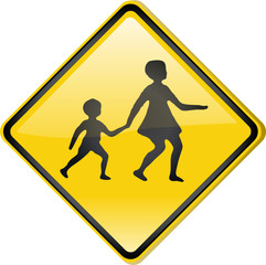 Road sign - école