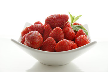 Coupe de fraises