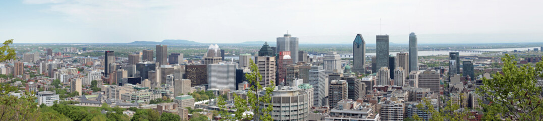 Fototapeta na wymiar Montreal Panorama