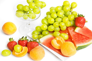 fresh beautiful fruits