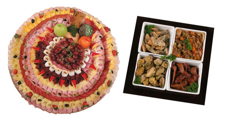 International food. Clipping path.