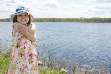 Child At The Lake