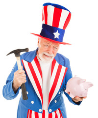 Uncle Sam Desperate for Cash