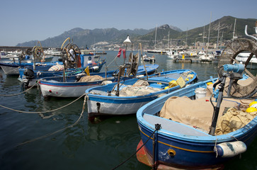 Fishing boats, Salerno, Italy