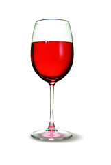 glass of red wine