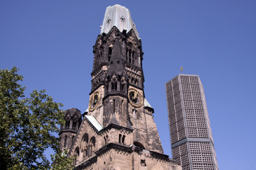 Fototapeta na wymiar Kaiser Wilhelm Gedächnis Kirche, Berlin
