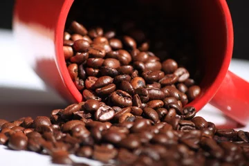 Selbstklebende Fototapeten Kaffeebohnen café  © guy