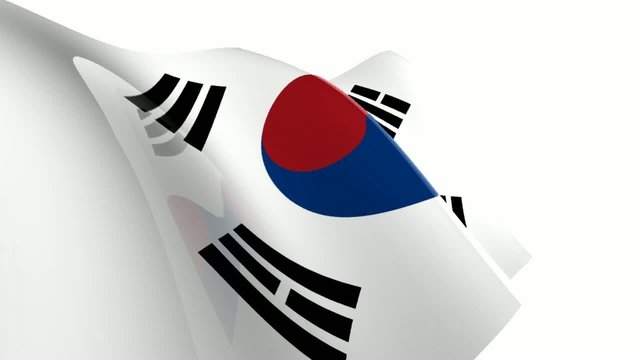 Drapeau Cor&eacute;e du sud