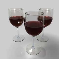 weingläser rotwein