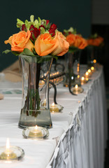 Bridesmaids Bouquets In Vases