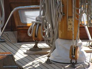 voilier et cordage