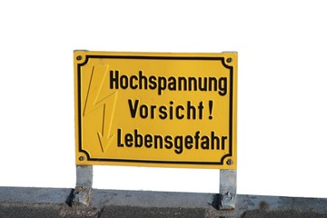 Obraz premium Hochspannung