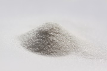 tas de sucre en poudre