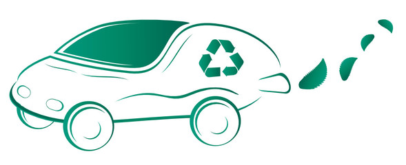 Fototapeta premium Voiture écologique design
