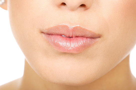 woman lips