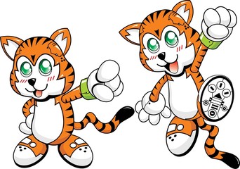 Robotic Tiger Character