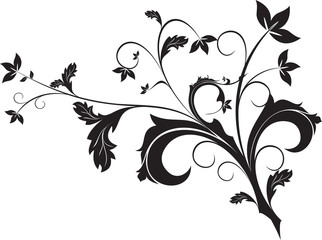 Abstract decorative floral design background