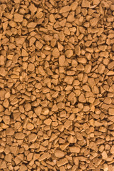 Closeup of the instant coffe background