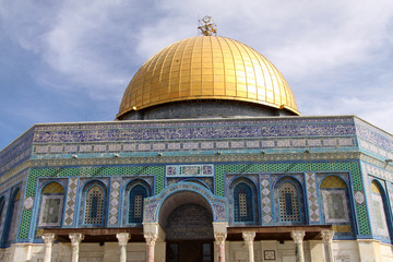 Obraz premium Felsendom.Jerusalem.Israel