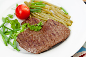 Roastbeef-Rumpsteak, gegrillt