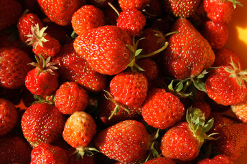 strawberries background