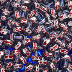 Colourful screws