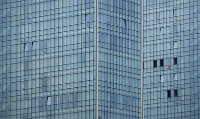 Fototapeta na wymiar Hochhausfassade w Bilbao, Hiszpania