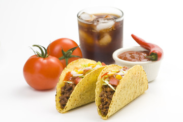 delicious taco, mexican food