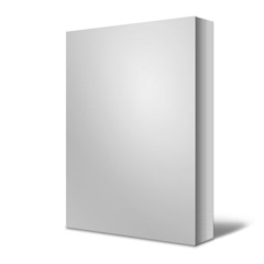 3d render of books on white background