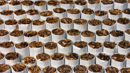 Cigarettes a background