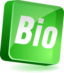 Eco 3d icon. Vector illustration.