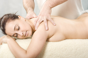 Fototapeta na wymiar Body massage