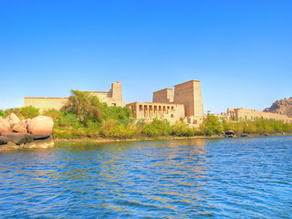 Isis Temple at Philae Island, Egypt