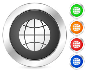 computer icon globe