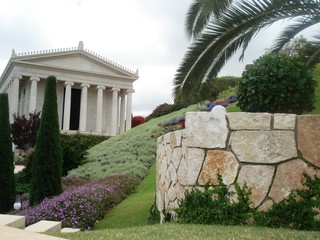 Partenon in Bahai gardens