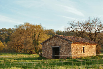 cabane en pierre