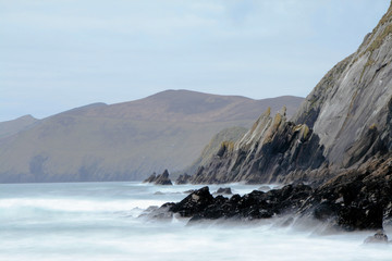 Ireland seashore at Dingle peninsula