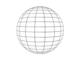 Wire frame sphere