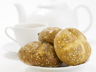 Breakfast whith Crusty French Bread