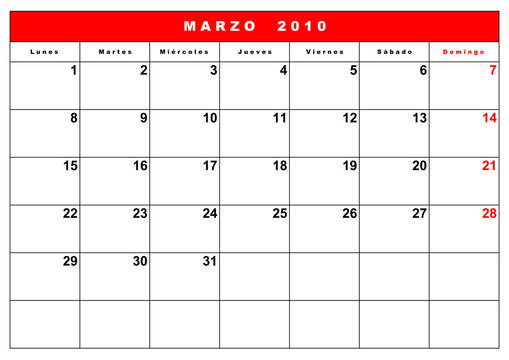 agenda 2010 españa 2
