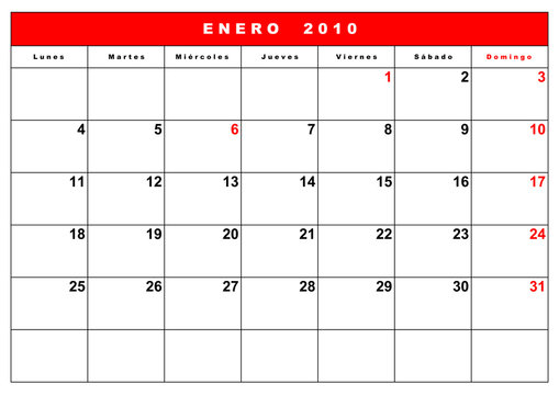 agenda 2010 españa